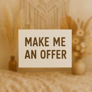 Offers are welcome🥰